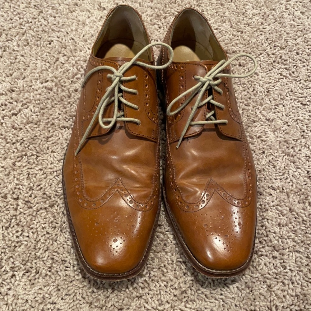 Cole Haan Men’s Brown Leather Oxford Dress Shoe